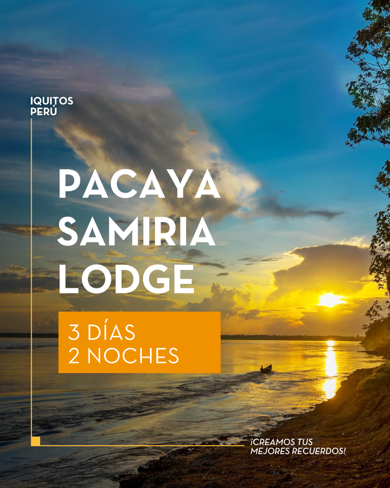 Offer valid until June  , 2024 and get ready to be very close to the Pacaya Samiria National Reserve. Offer for Minimum 2 people