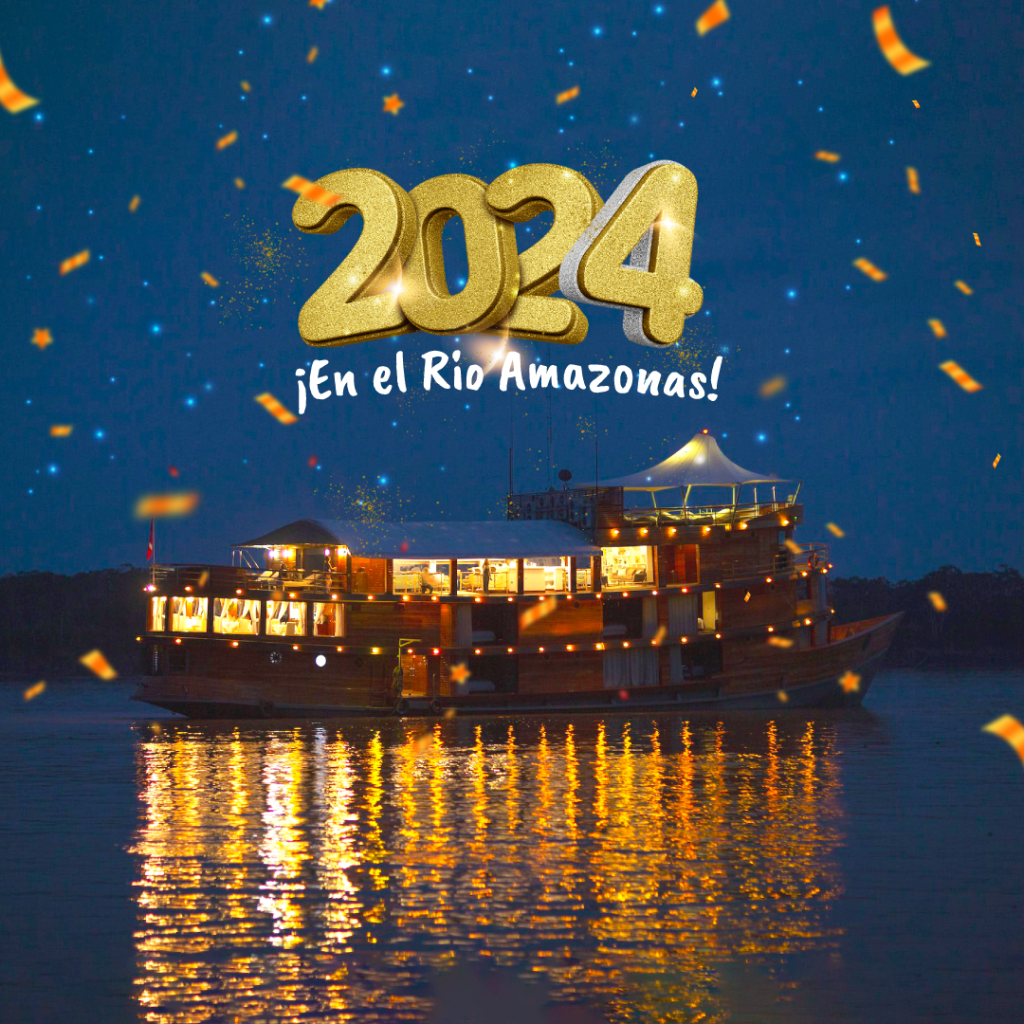 Únete al grupo y recibe el Año Nuevo navegando por el Río Amazonas (todo incluido), a bordo del Crucero Amazonas.